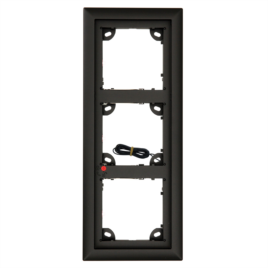 MOBOTIX 3er Rahmen schwarz (MX-OPT-Frame3-EXT-BL)