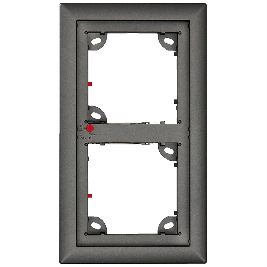 MOBOTIX 2er Rahmen dunkelgrau (MX-OPT-Frame2-EXT-DG)