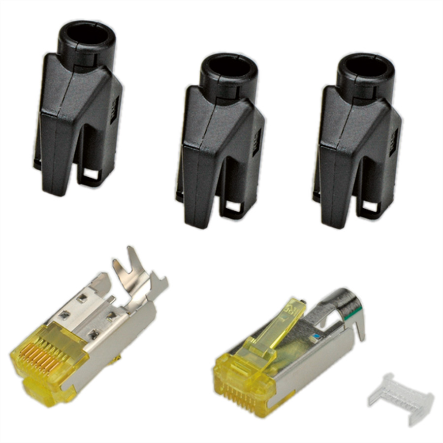HiRose TM31 Stecker geschirmt, Tülle schwarz, 50 Stück