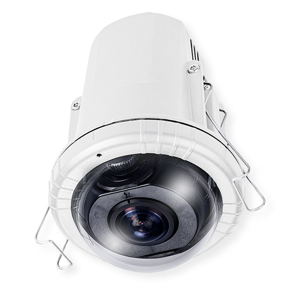 VIVOTEK FE9192-H Fisheye Netzwerkkamera 12MP 360° WDR Pro Smart Stream III Smart VCA Unterputzmontag
