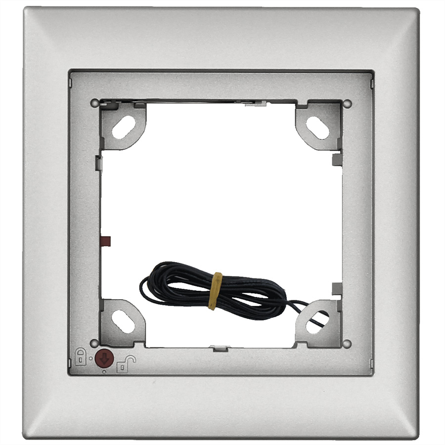 MOBOTIX 1er Rahmen silber (MX-OPT-Frame1-EXT-SV)