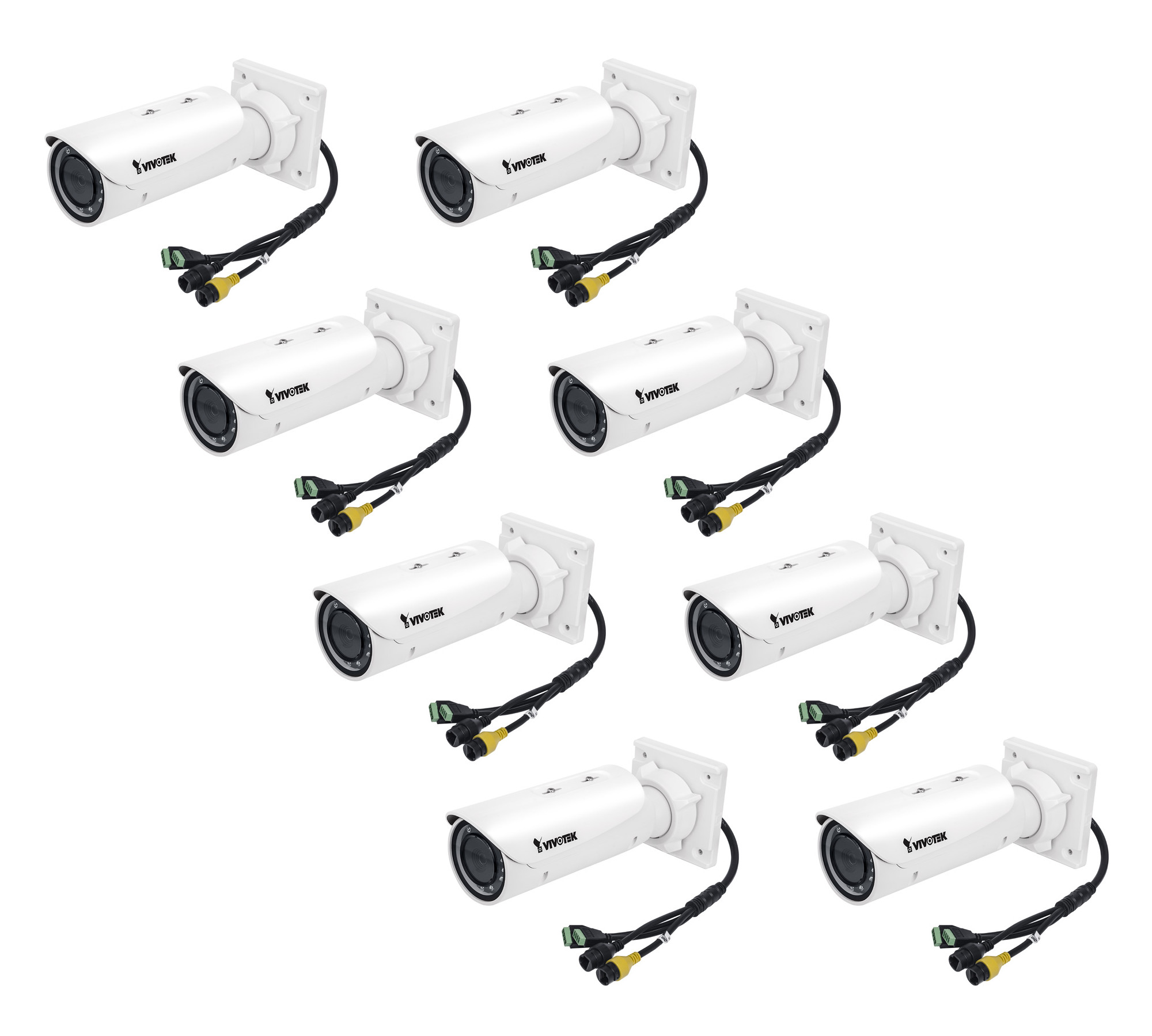 VIVOTEK IB9381-HT (8 Stück) Bullet IP Kamera 5MP, Outdoor, WDR Pro, IR, PoE, 4-9mm, IP66