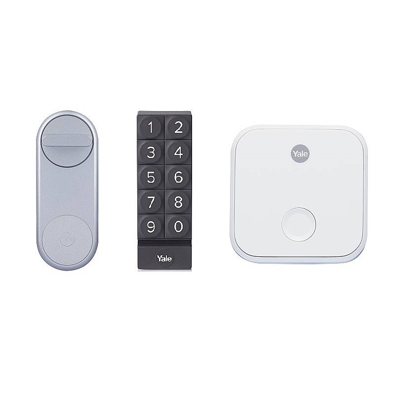 Yale Linus Smart Lock Silber Set