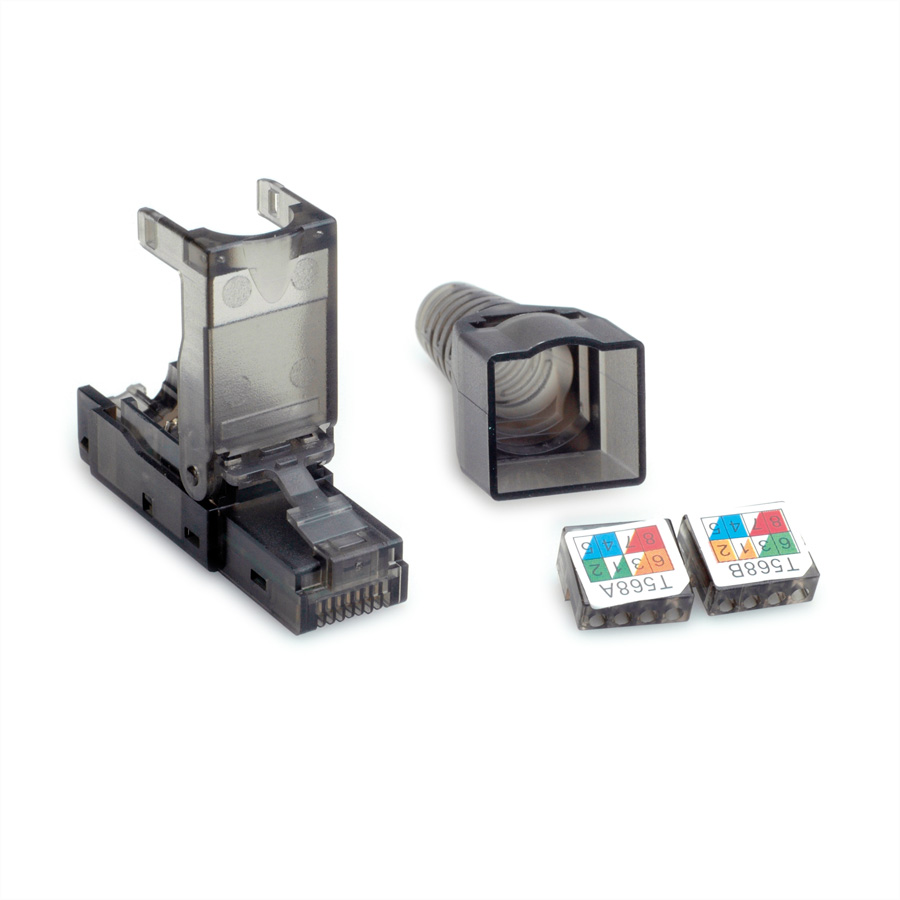 VALUE feldkonfektionierbarer RJ-45 Stecker Kat.6 (Class E), UTP