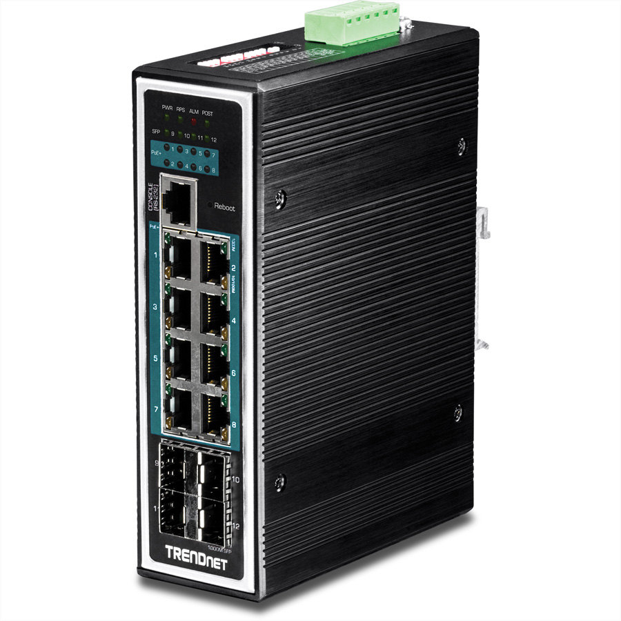 TRENDnet TI-PG1284i 12 Port Rail Switch