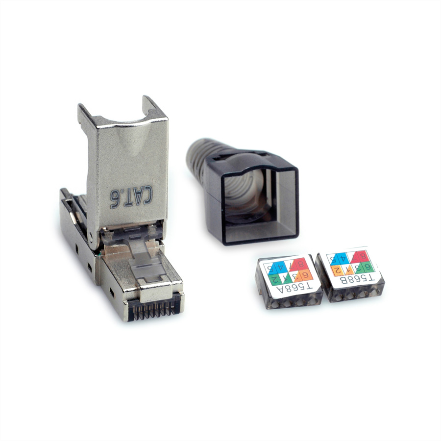 VALUE feldkonfektionierbarer RJ-45 Stecker Kat.6 (Class E), STP
