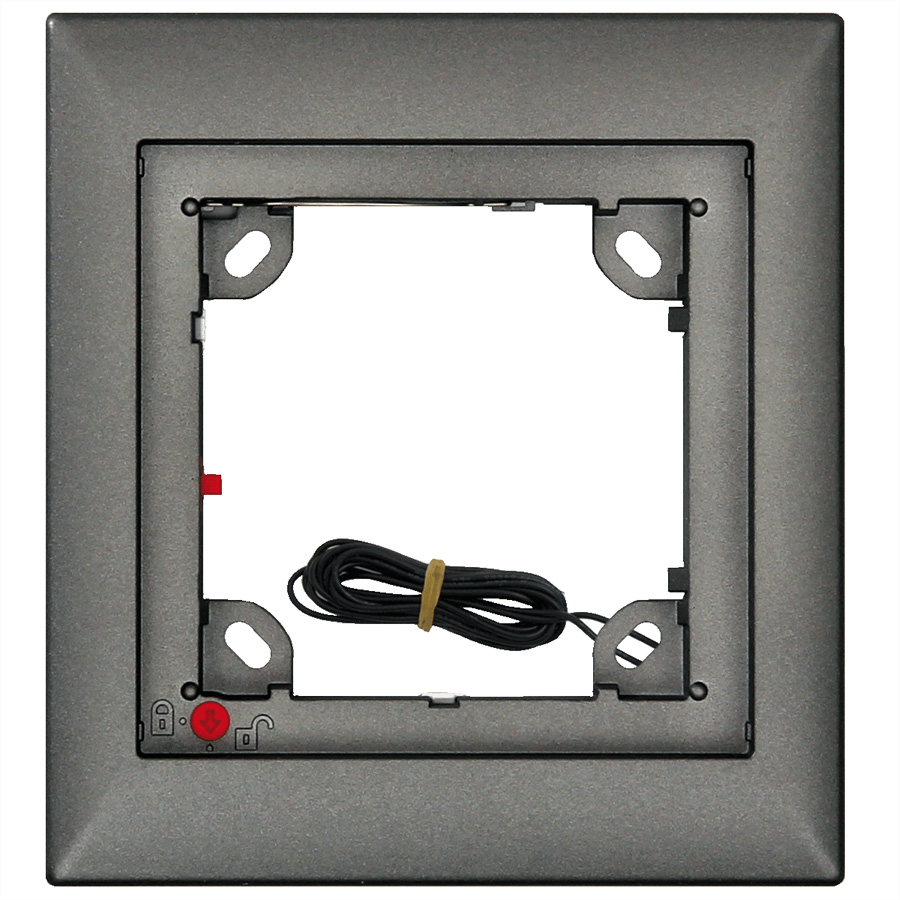 MOBOTIX 1er Rahmen dunkelgrau (MX-OPT-Frame1-EXT-DG)