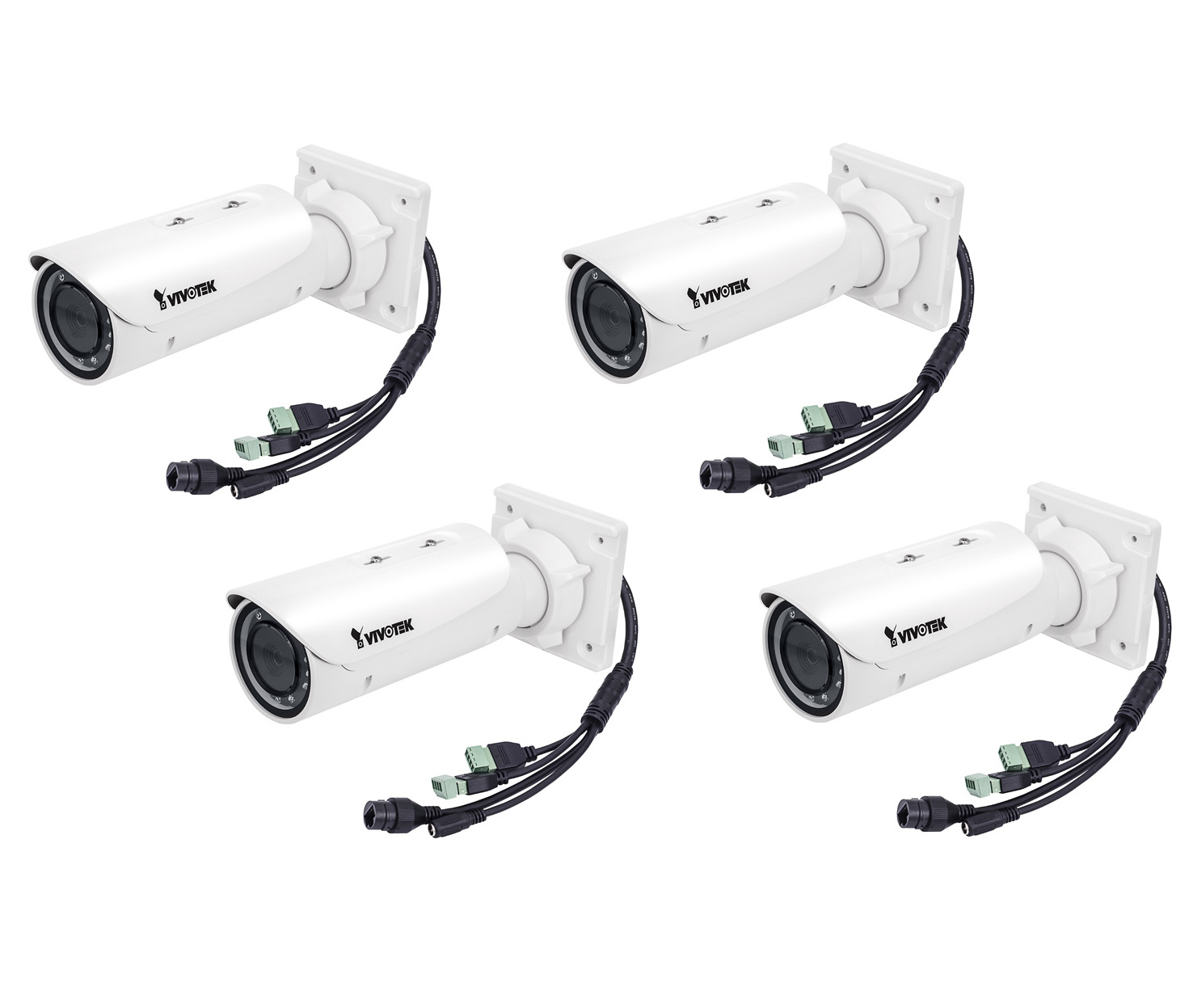 VIVOTEK IB8382T (4 Stück) Bullet IP Kamera 5MP, Outdoor, IR, PoE, 3-9mm, IP66, Smart * AKTION