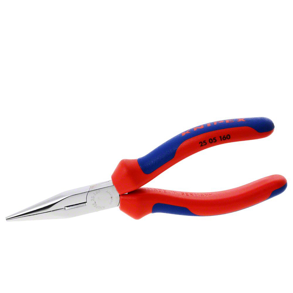 KNIPEX Flachrundzange mit Schneide 160 mm, gerade