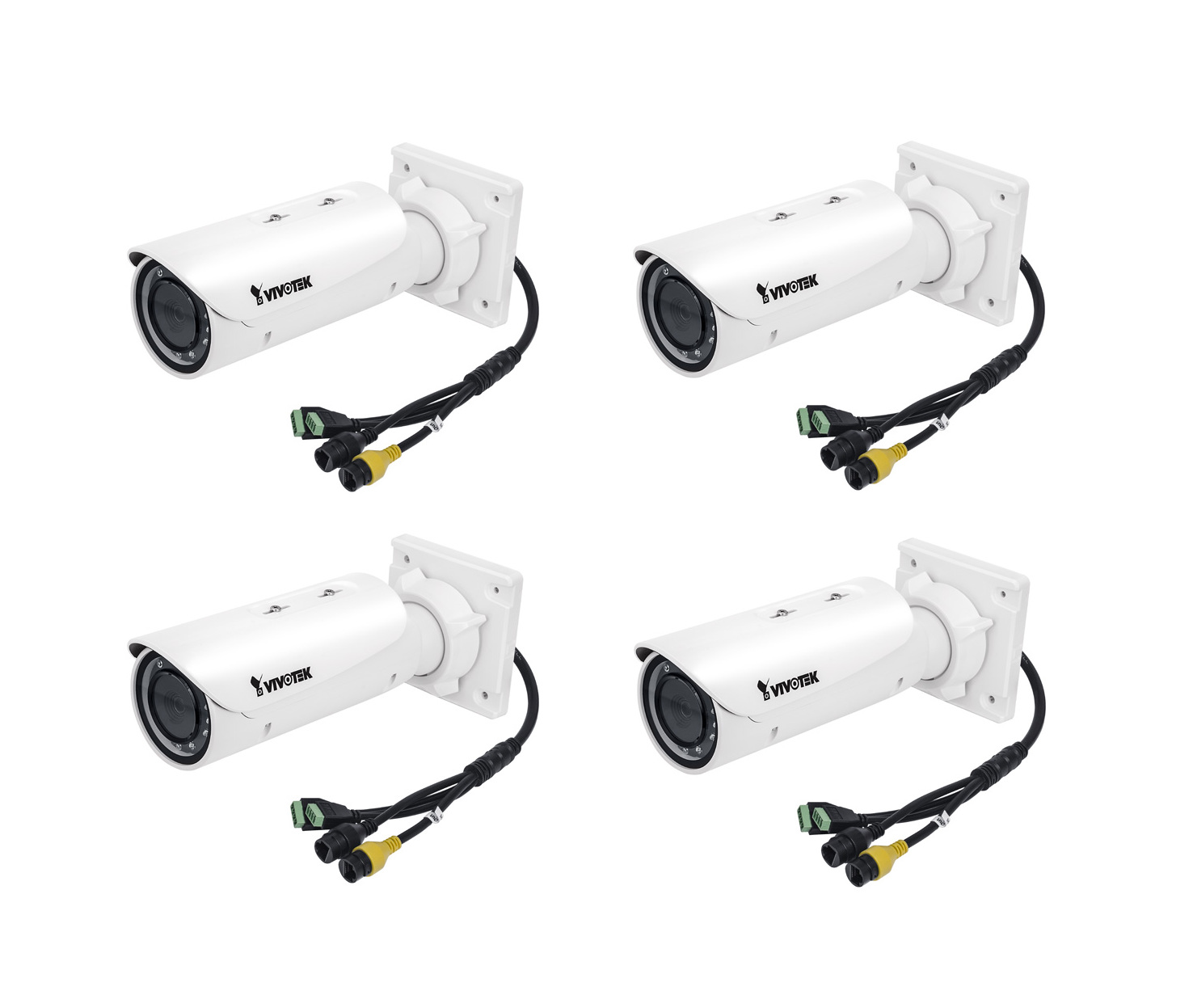 VIVOTEK IB9381-HT (4 Stück) Bullet IP Kamera 5MP, Outdoor, WDR Pro, IR, PoE, 4-9mm, IP66