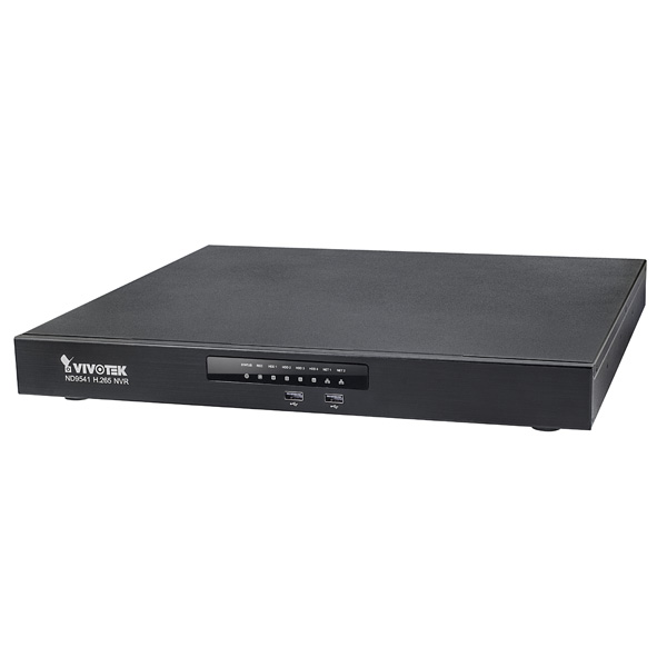 VIVOTEK ND9541 NVR, 32-CH, 4HDD, H.265, HDMI/VGA, VIVOcloud
