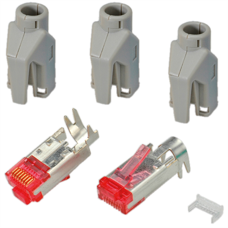 HiRose TM21 Stecker geschirmt, Tülle grau, 50 Stück