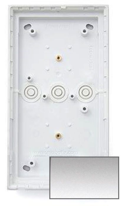 MOBOTIX MX-OPT-Box-2-EXT-ON-SV 2er Aufputzgehäuse, silber