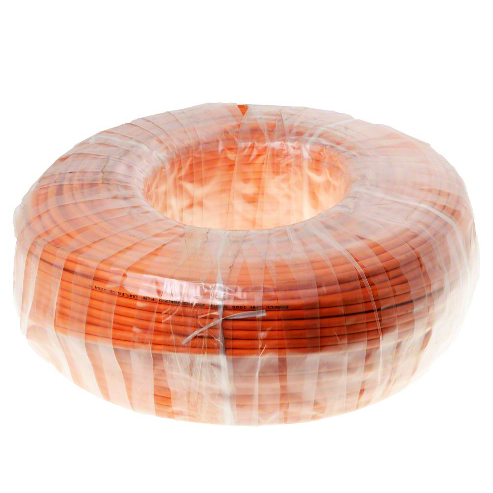 Helos Verlegekabel Duplex, Cat 7, S/FTP, PiMF, LSZH, orange, 100m Ring