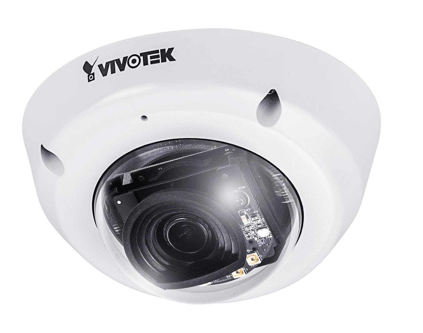 VIVOTEK MD8565-N(3.6mm), Mini Fixed Dome Tag Netzwerkkamera mit 2Megapixel FullHD (1080p) Auflösung 