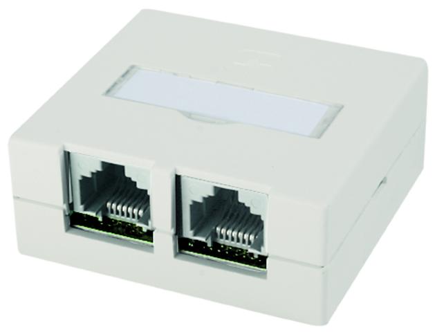 Telegärtner Anschlussdose VAD 8/8 AP Compact-S Klasse EA 500